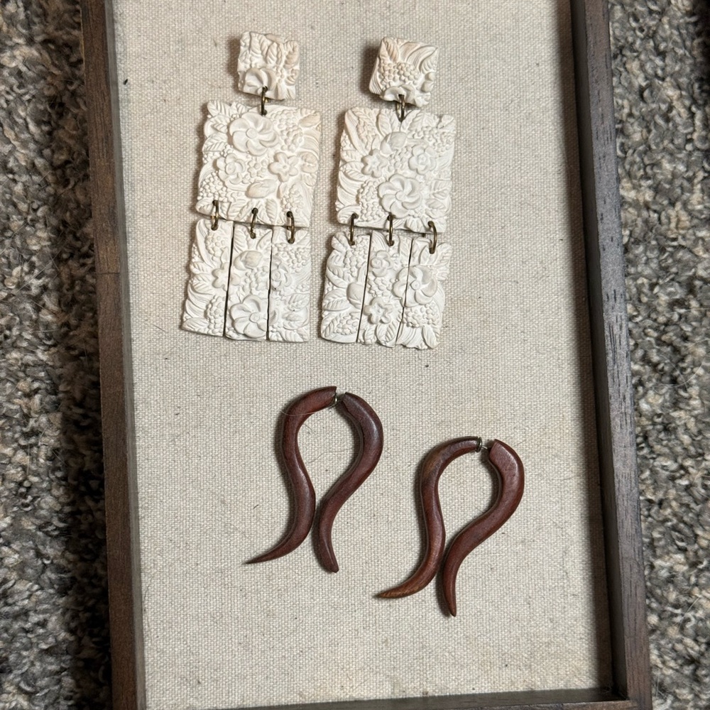 Handmade Statement Earrings Lot